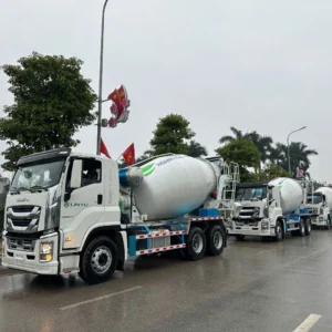 Xe Trộn Bê Tông Isuzu 9 Khối