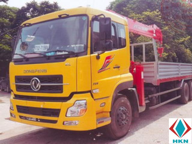 Xe Cẩu Dongfeng 3 Chân 9 Tấn Gắn Cẩu ATOM 736L