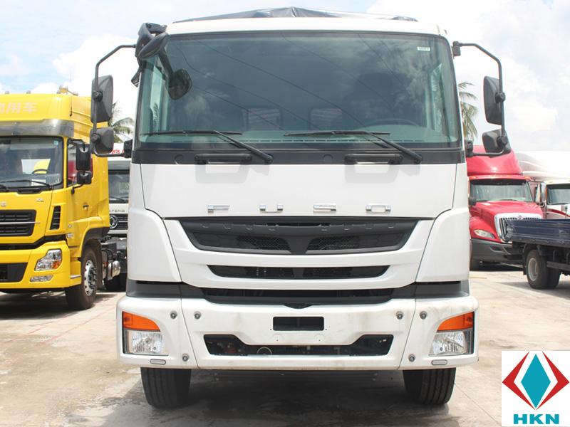 Xe Tải FUSO 3 Chân 12 Tấn Gắn Cẩu Soosan 5 Tấn 4 Khúc
