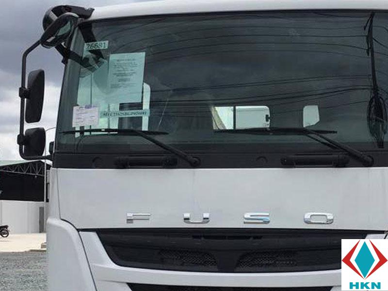 Xe Tải FUSO 3 Chân 12 Tấn Gắn Cẩu Soosan 5 Tấn 4 Khúc