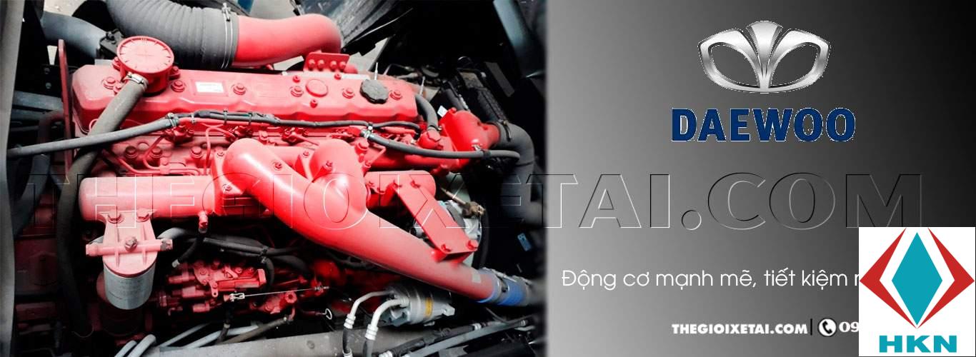 Xe Tải Daewoo 4 Chân 11T5 Gắn Cẩu Soosan 10 Tấn 5 Khúc SCS1015LS
