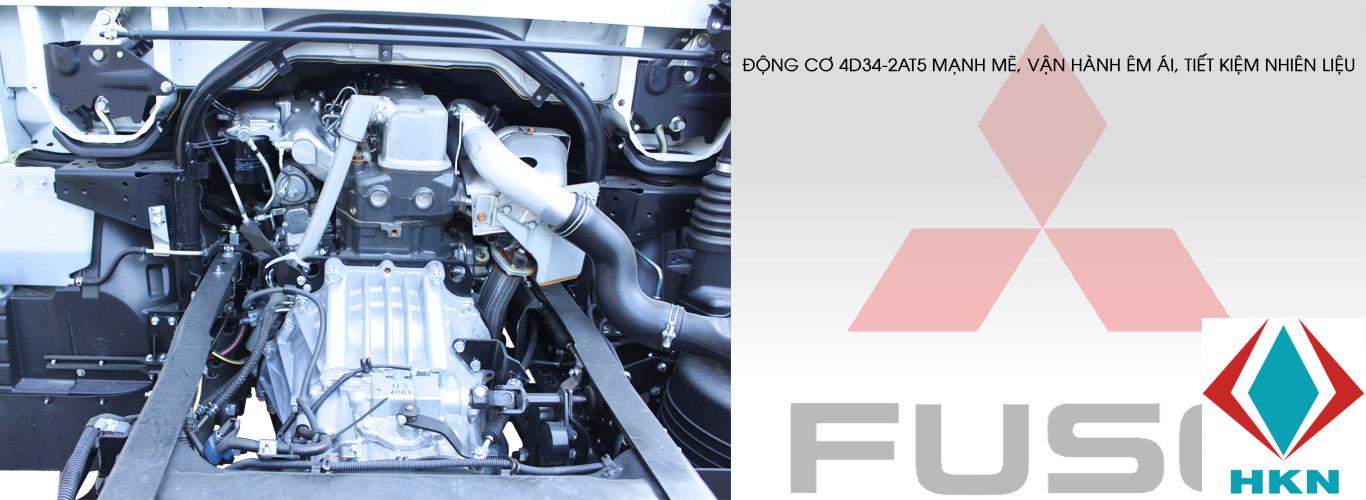 Xe Tải Fuso 5T5 Gắn Cẩu Unic 3 Tấn 4 Khúc