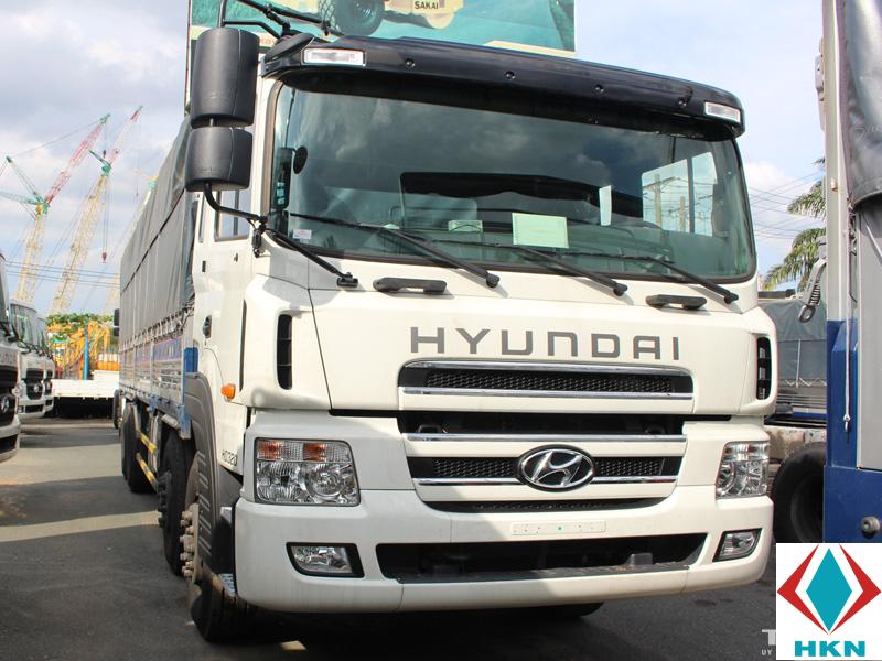 Xe Cẩu Hyundai HD320 11 tấn 4 Chân Gắn Cẩu Kanglim KS2056