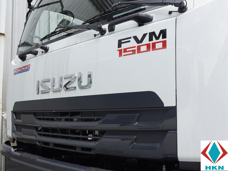 Xe Tải Isuzu 15 Tấn FVM Gắn Cẩu Unic 8 Tấn 5 Khúc URV805