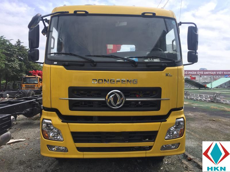 Xe Tải Dongfeng C260 3 Chân 9T3 Gắn Cẩu Unic URV804