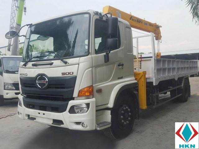 Xe Cẩu Hino FL8JT7A 3 Chân 13 Tấn Gắn Cẩu Soosan SCS524