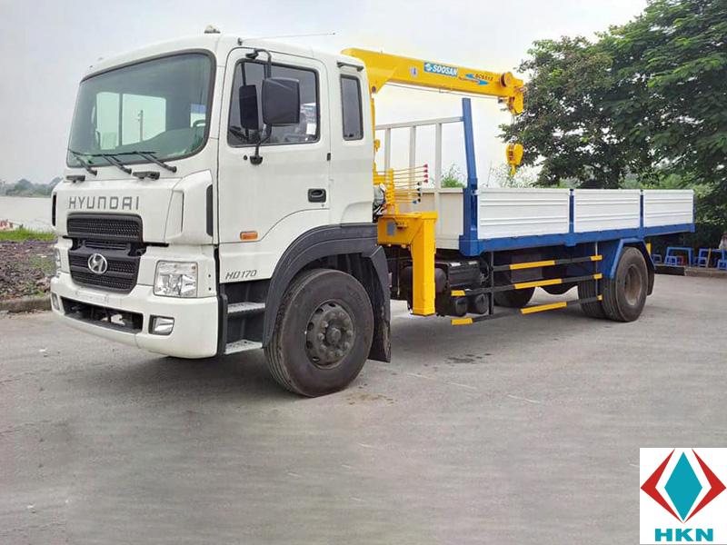 Xe Cẩu Hyundai HD170 5T2 Gắn Cẩu Soosan SCS524