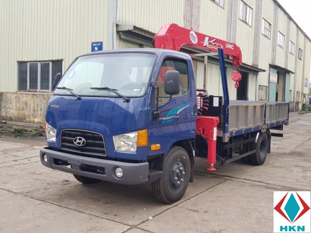 Xe Cẩu Hyundai New Mighty 110SP 5T9 Gắn Cẩu Unic URV343