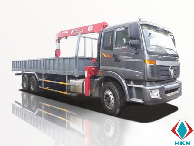 Xe Cẩu Thaco Auman C240C 3 Chân 12 Tấn Gắn Cẩu Unic URV554
