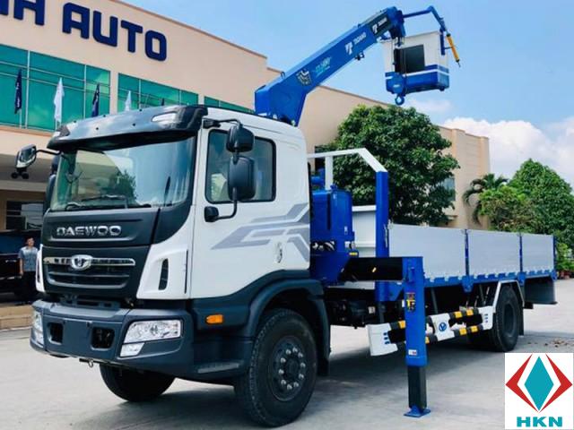 Xe Tải Daewoo 7 Tấn Gắn Cẩu Tadano TM-ZT504H