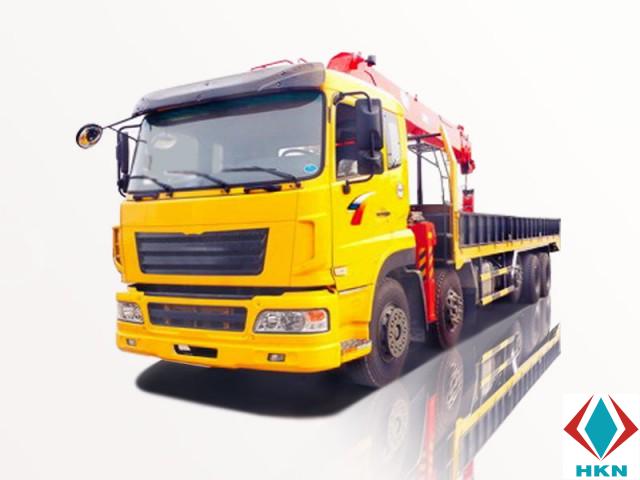 Xe Tải Cửu Long TMT 5 Chân 13 Tấn Gắn Cẩu Kanglim 14 Tấn 6 Khúc
