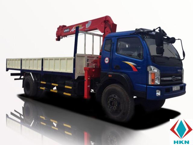 Xe Tải Cửu Long TMT 6 Tấn Gắn Cẩu Unic 5 Tấn 5 Khúc