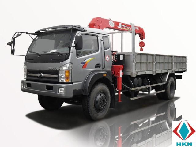 Xe Tải Cửu Long TMT 7 Tấn Gắn Cẩu Unic 3 Tấn 4 Khúc