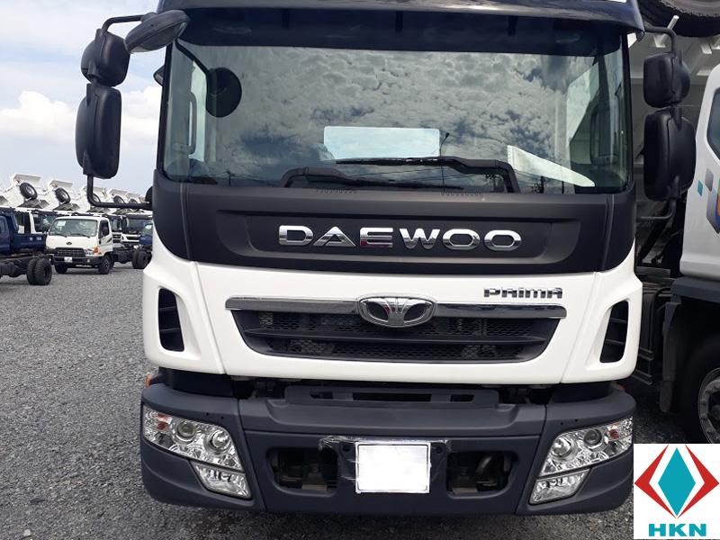 Xe Tải Daewoo 3 Chân 12 Tấn Gắn Cẩu CSM 5 Tấn 4 Khúc CSS094