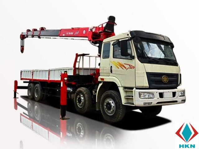 Xe Cẩu Faw 4 Chân 11T5 Gắn Cẩu ATOM1205
