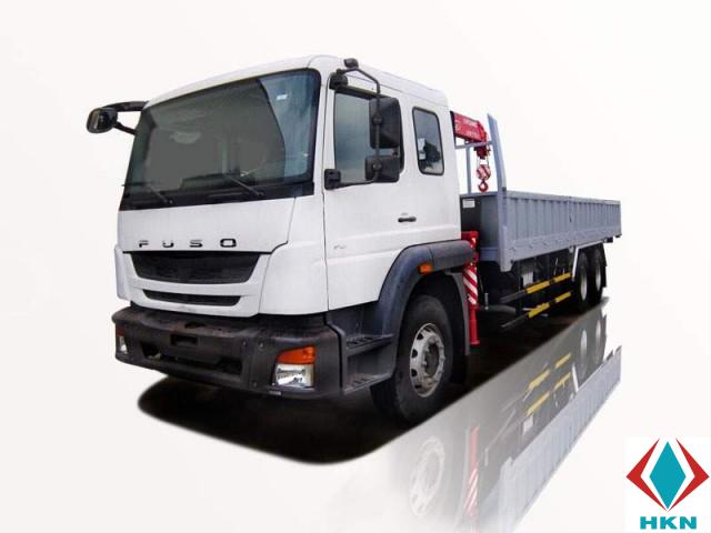 Xe Cẩu Fuso 3 Chân 14 Tấn Gắn Cẩu Unic URV344