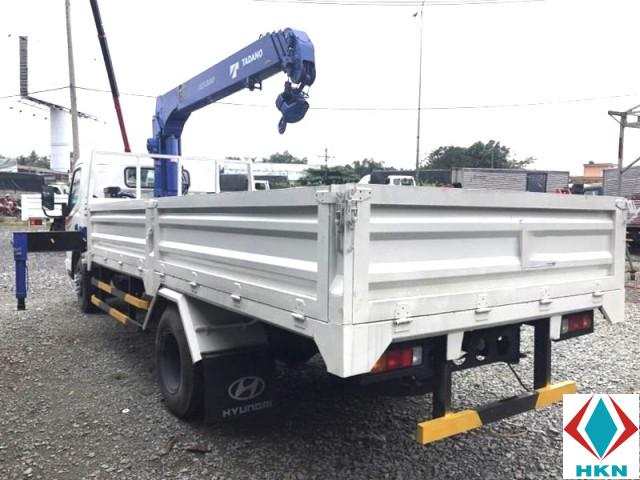 Xe Tải Fuso 3 Chân 13 Tấn Gắn Cẩu Tadano 5 Tấn 5 Khúc