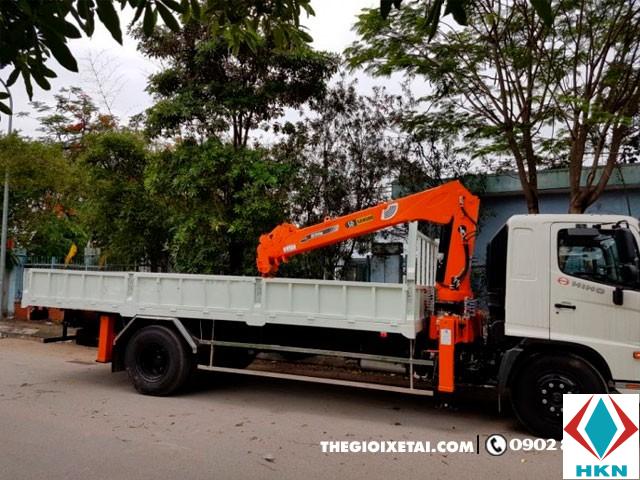 Xe Cẩu Hino FC9JLTA 4 Tấn Gắn Cẩu Sangdo 5 Tấn 4 Khúc