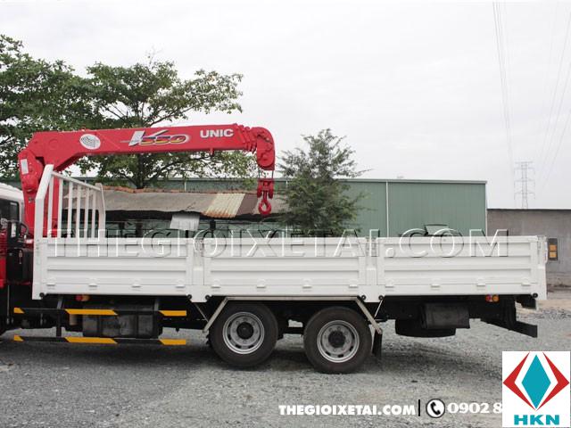 Xe Cẩu Hyundai HD210 12 Tấn Gắn Cẩu Unic URV504