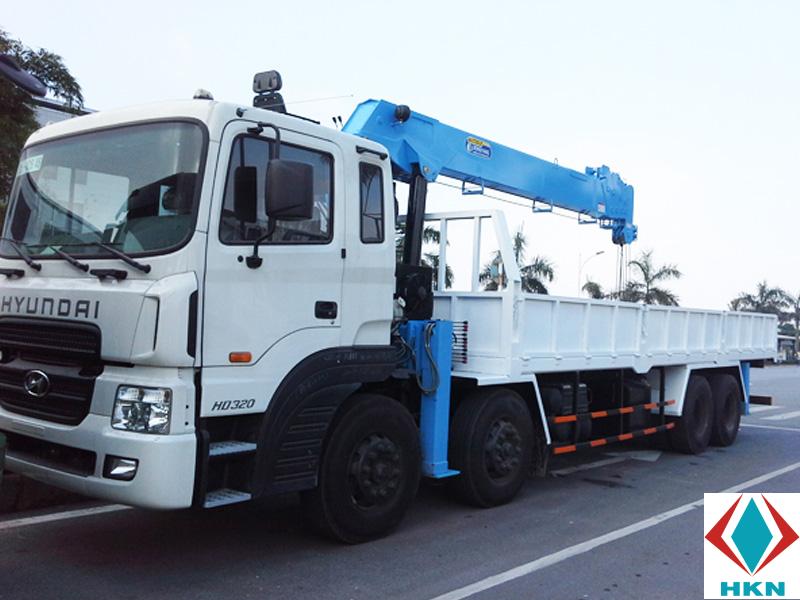 Xe Cẩu Hyundai HD320 12 Tấn Gắn Cẩu Dongyang SS2725LB