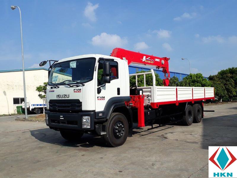 Xe Cẩu Isuzu FVM34T 13 Tấn Gắn Cẩu Unic URV634