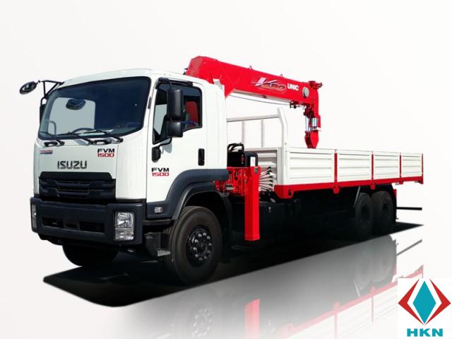 Xe Cẩu Isuzu FVM34T 13 Tấn Gắn Cẩu Unic URV634