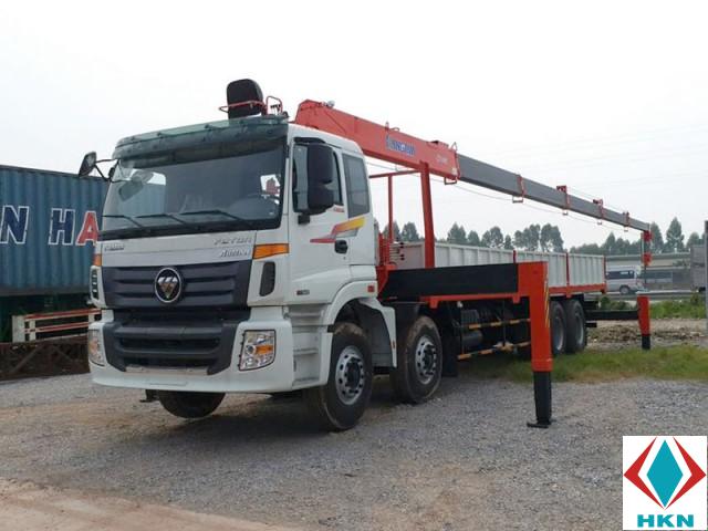 Xe Tải Thaco Auman C160 7 Tấn Gắn Cẩu Kanglim KS1056T/S 5 Tấn 6 Khúc