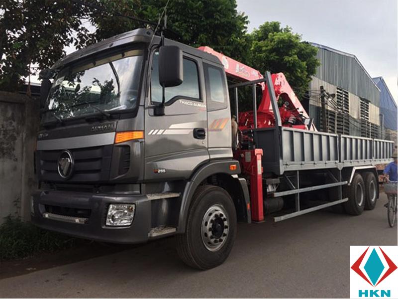 Xe Tải Thaco Auman C240C 13 Tấn Gắn Cẩu Unic URV374