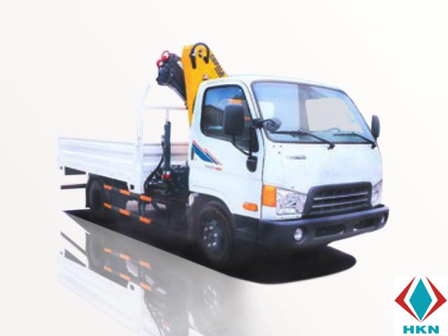 Xe Tải Thaco HD500 4 Tấn Gắn Cẩu COPA 4 Tấn 3 Khúc