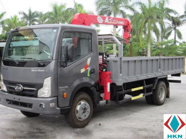 Xe Tải Veam VT651 5T5 Gắn Cẩu Unic URV233