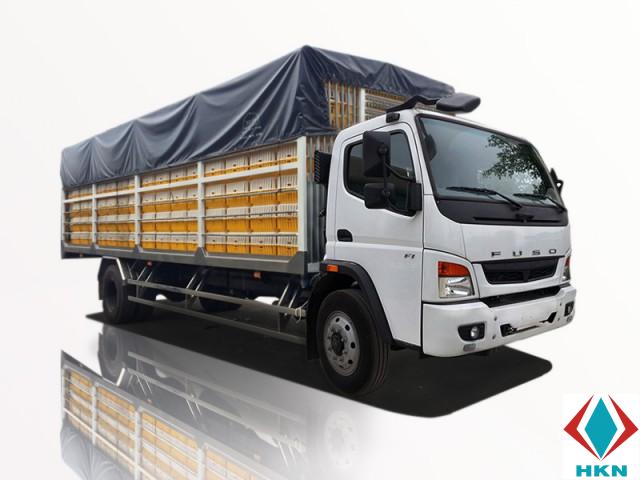 Xe Tải Fuso FI 6 Tấn Chở Gà Vịt