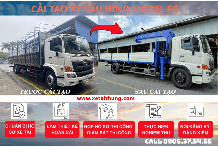 DỊCH VỤ HOÁN CẢI, CẢI TẠO THÙNG TẢI CHENGLONG-HOWO-DONGFENG-FAW THÀNH XE TẢI GẮN CẨU CHUYÊN NGHIỆP TẠI HCM