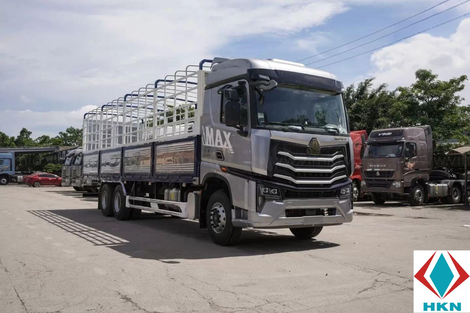 XE TẢI HOWO MAX 280 6X2 KHUNG MUI 9M9 (NEW)